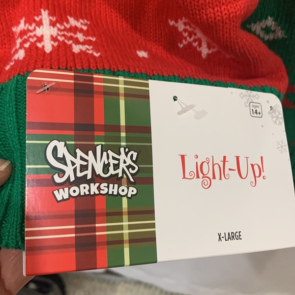 Spencer’s Light up Christmas Sweater Men’s size XL - Picture 6 of 6